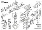 Bosch 3 611 B69 0F1 GBH 5-40 D Rotary Hammer Spare Parts